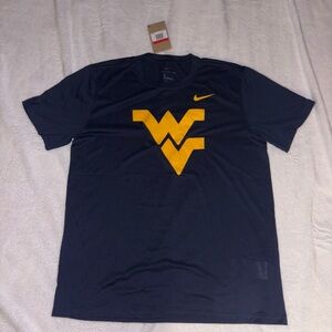 Nike Dri Fit West Virginia Mountaineers Tshirt Size Large New With Tags